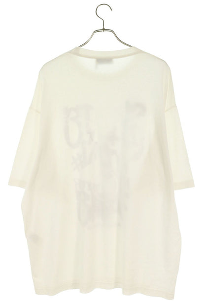 LANVIN Skate Series Cotton T-Shirt White Size L