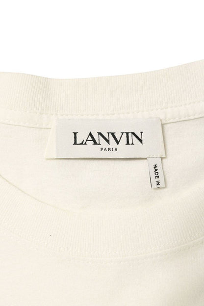 LANVIN Skate Series Cotton T-Shirt White Size L