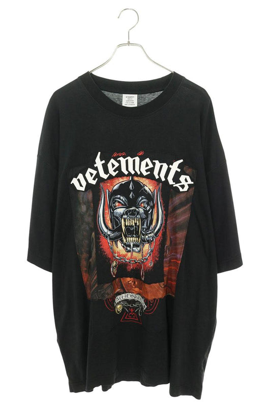 VETEMENTS Motorhead Patch Oversized T-Shirt Size M