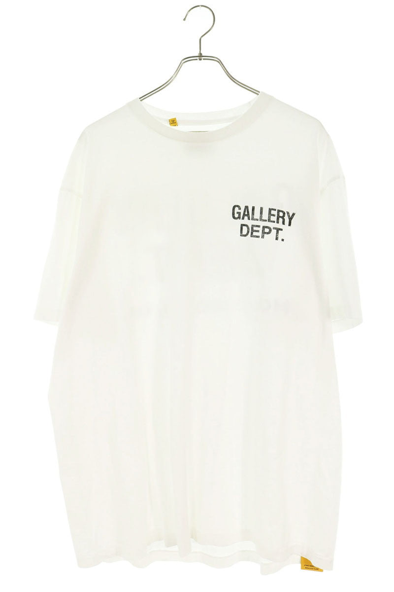 GALLERY DEPT Logo Print Cotton T-Shirt White Size XL