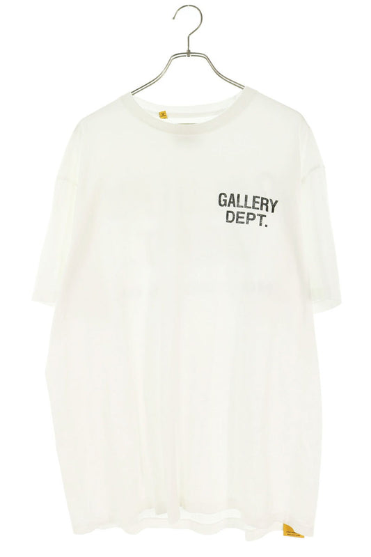 GALLERY DEPT Logo Print Cotton T-Shirt White Size XL