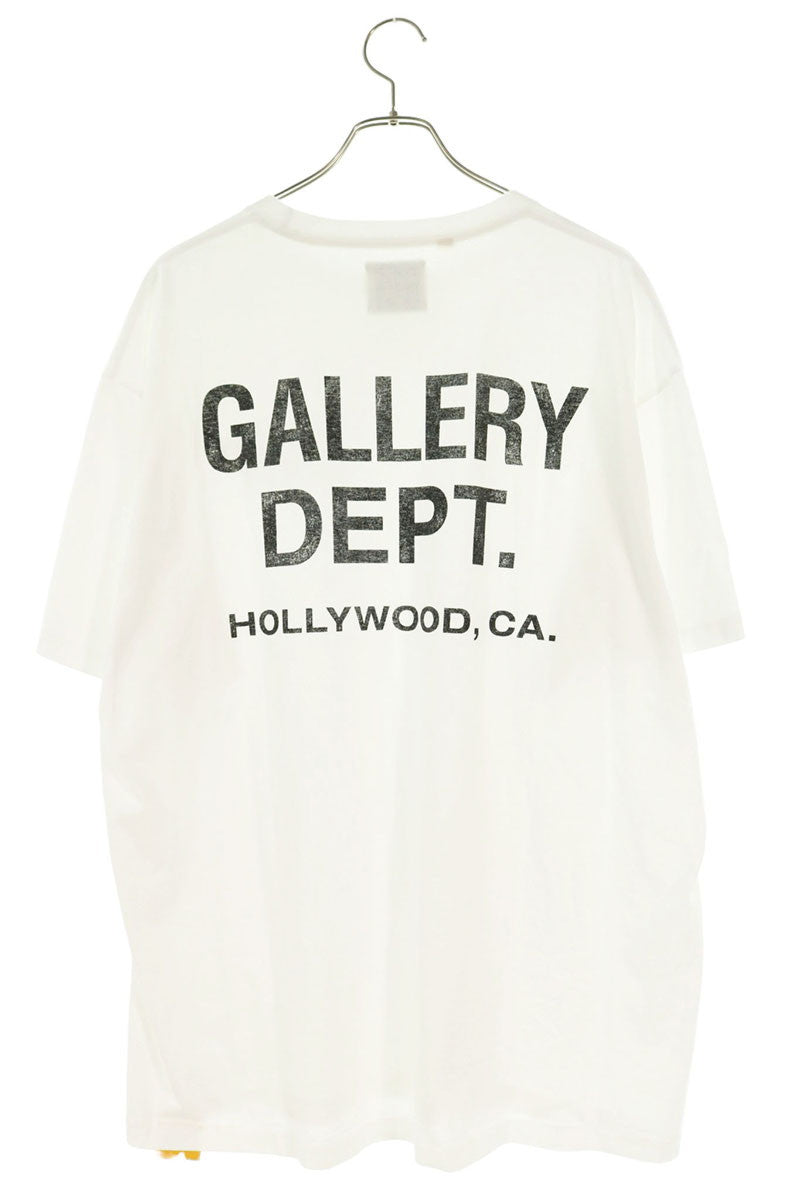 GALLERY DEPT Logo Print Cotton T-Shirt White Size XL