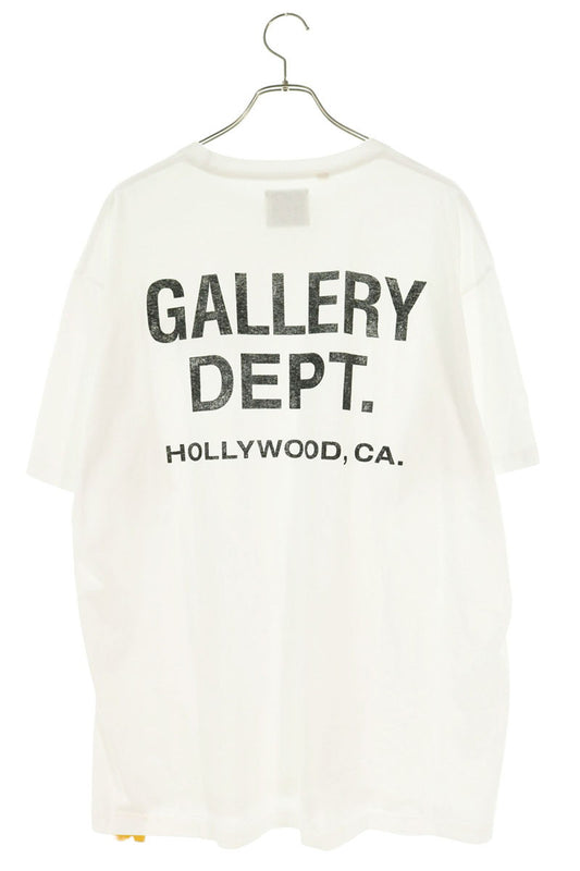 GALLERY DEPT Logo Print Cotton T-Shirt White Size XL