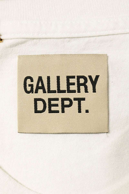 GALLERY DEPT Logo Print Cotton T-Shirt White Size XL