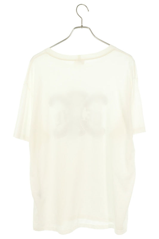 CELINE Triomphe Logo Loose Fit T-Shirt White Size L