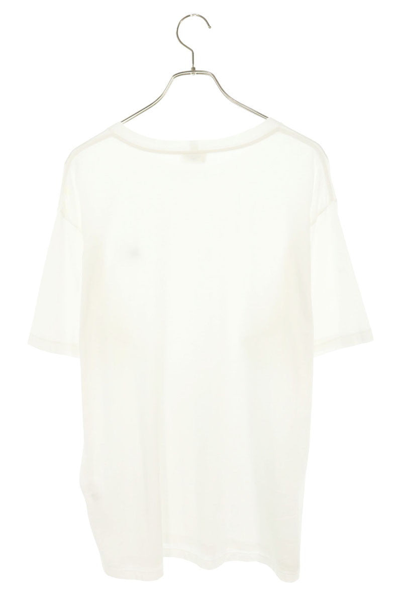 CELINE Triomphe Embroidered Loose Fit T-Shirt White Size L