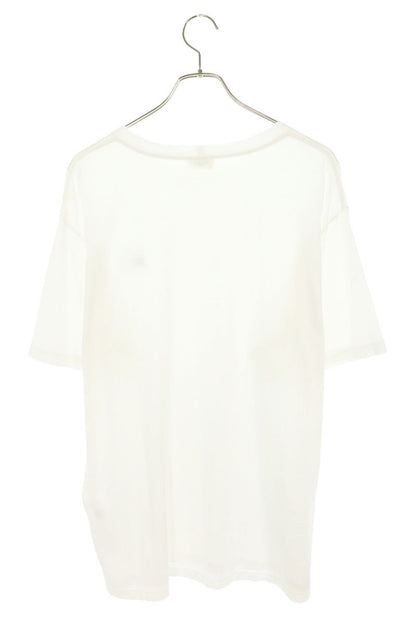 CELINE Triomphe Embroidered Loose Fit T-Shirt White Size L
