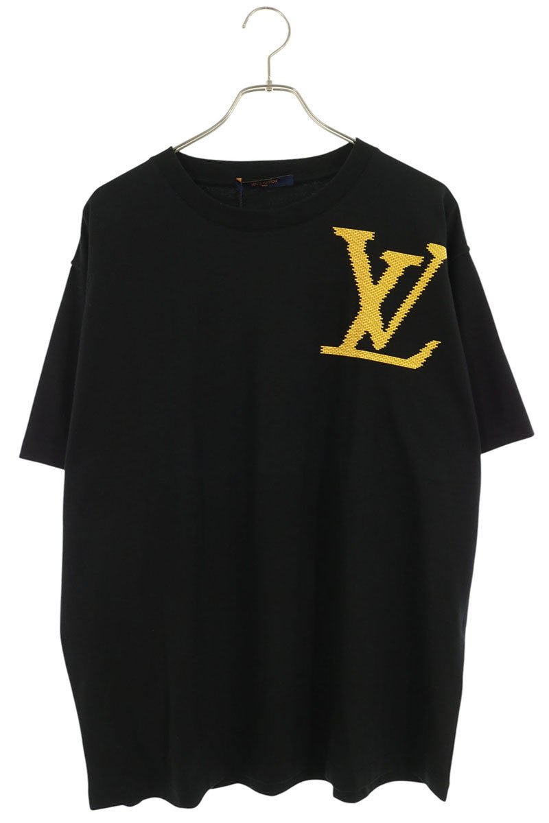 LOUISVUITTON LV Print T-Shirt Black Size XL