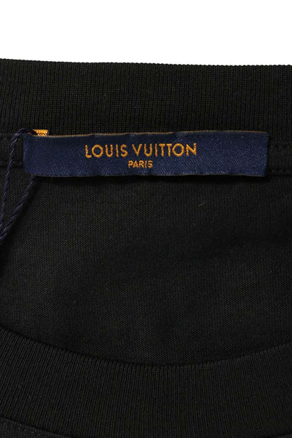 LOUISVUITTON LV Print T-Shirt Black Size XL