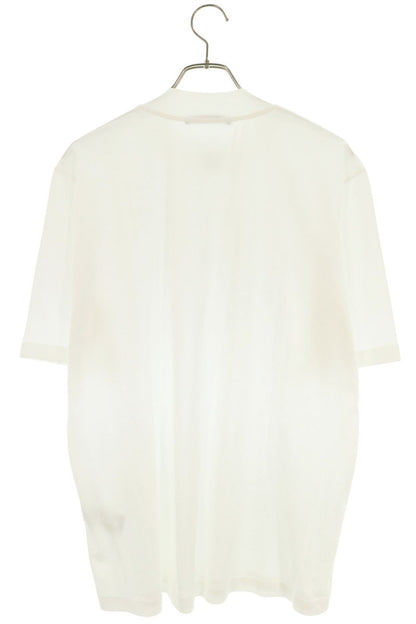 LOUISVUITTON High Neck Cotton T-Shirt White Size L