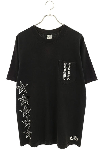 Chrome Hearts T-bar Logo Back Print T-Shirt Black Size L