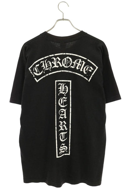 Chrome Hearts T-bar Logo Back Print T-Shirt Black Size L