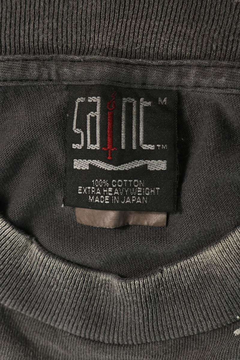 SAINT MICHAEL BIRTH AND DEATH SS TEE T-Shirt Black Size M