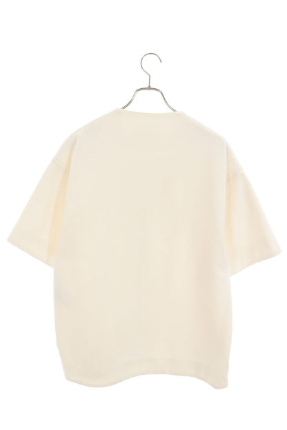 JILSANDER 26SS Zip Crewneck T-Shirt White Size 48