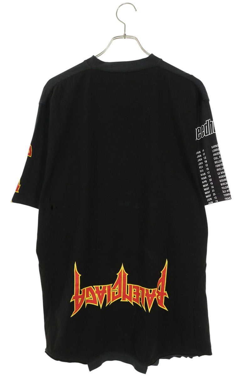 BALENCIAGA Speedhunters Upside Down T-Shirt Black Size 1