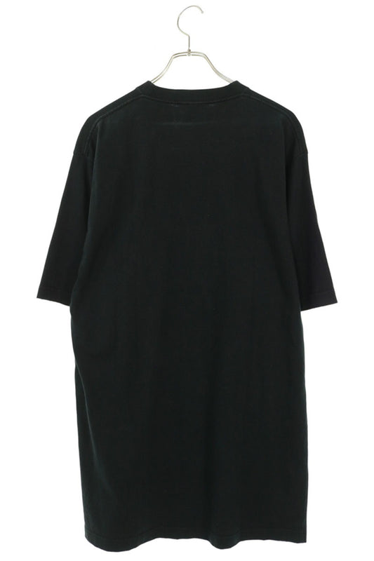 BALENCIAGA B Logo Print T-Shirt Black Size 2