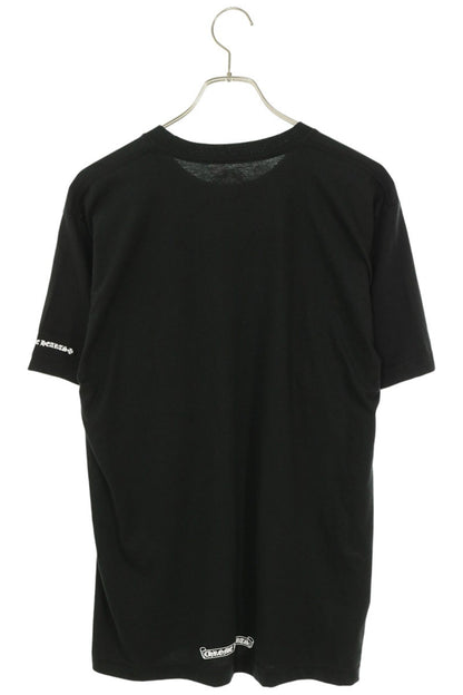 Chrome Hearts Neck Logo Print T-Shirt Black/White Size M