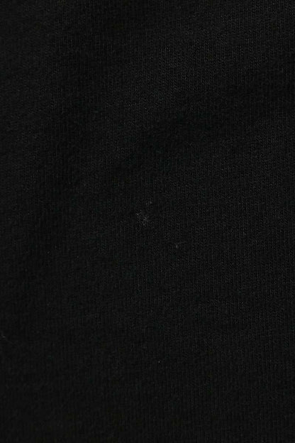 BALENCIAGA Paint Logo Print Vintage T-Shirt Black Size XXS
