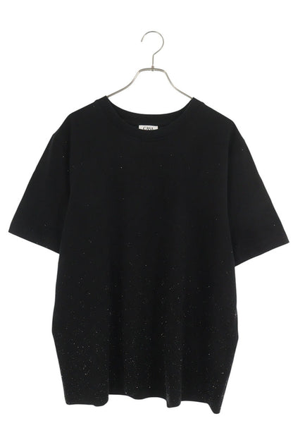 CASABLANCA Beaded T-Shirt Black Size XL