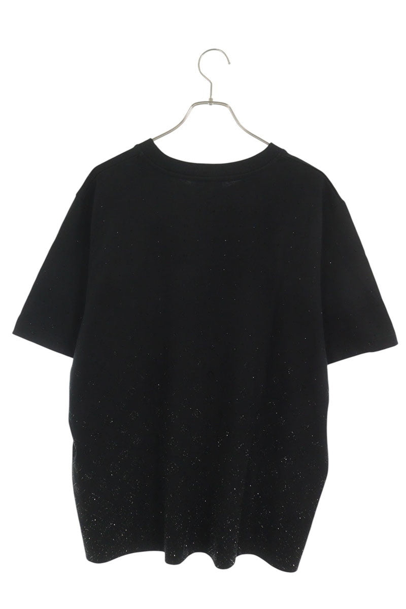 CASABLANCA Beaded T-Shirt Black Size XL