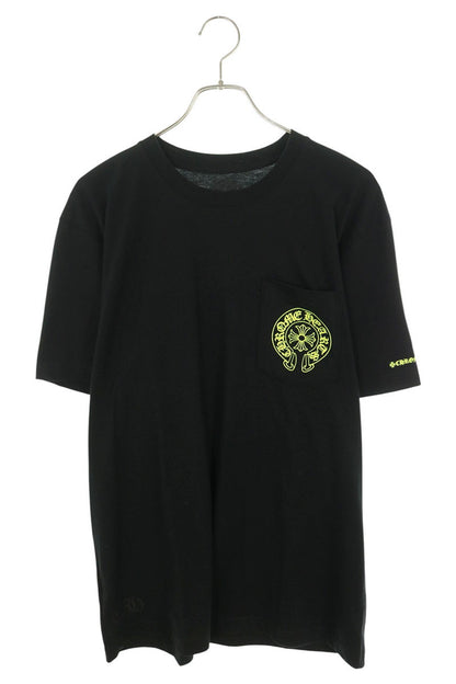 Chrome Hearts Horseshoe T-Shirt Black Yellow Size L