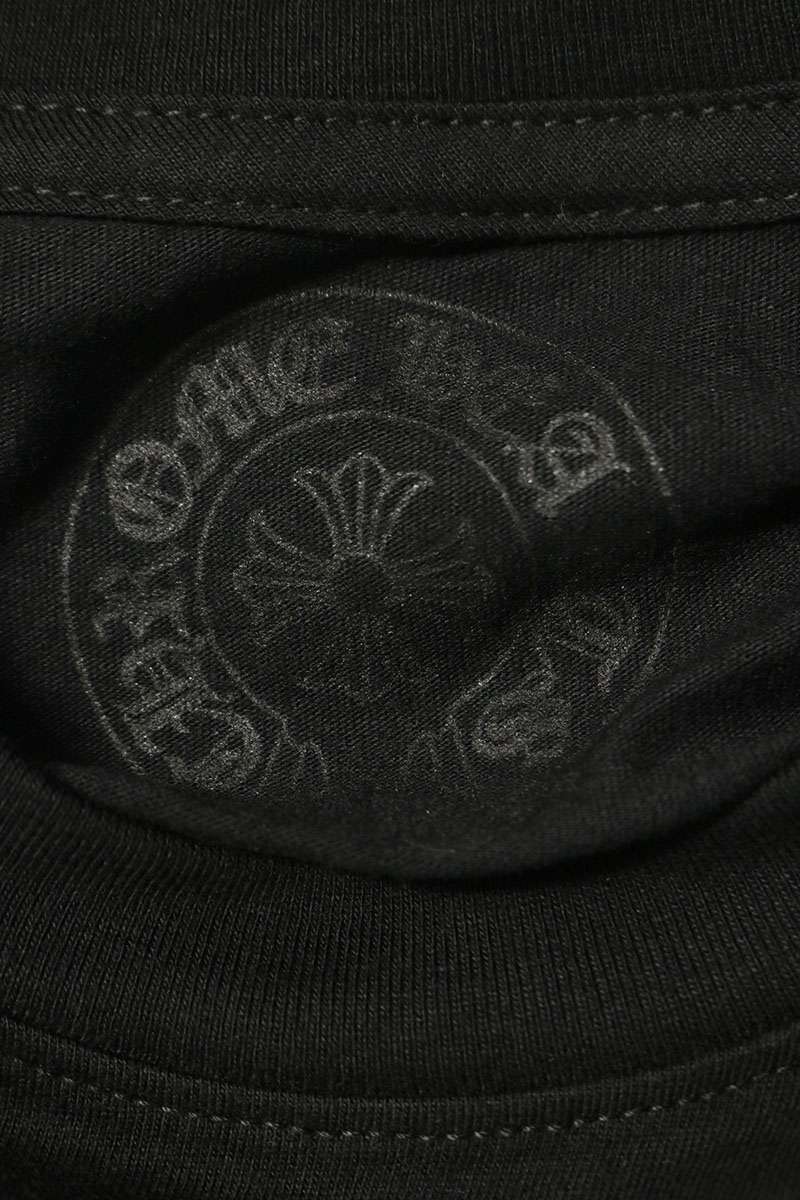 Chrome Hearts Horseshoe T-Shirt Black Yellow Size L