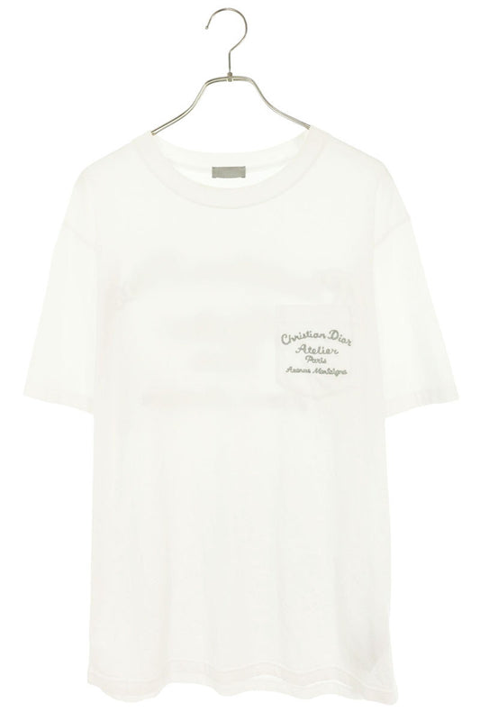 DIOR Atelier Embroidered Cotton T-Shirt White Size M