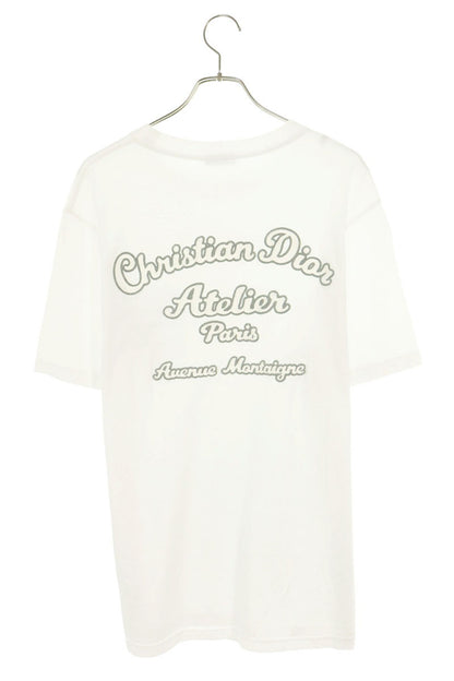 DIOR Atelier Embroidered Cotton T-Shirt White Size M