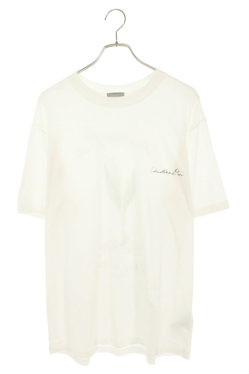 DIOR Ringflower Print T-Shirt White Size M