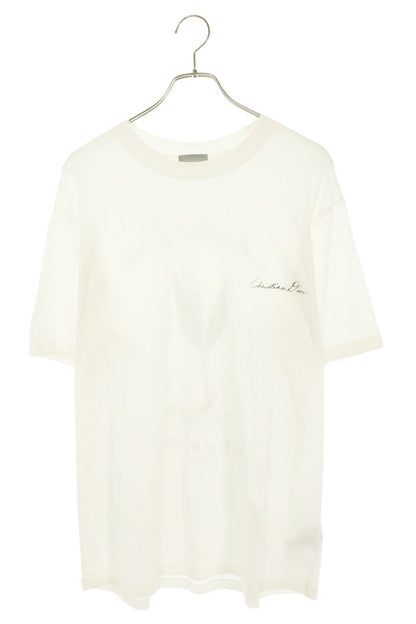 DIOR Ringflower Print T-Shirt White Size M