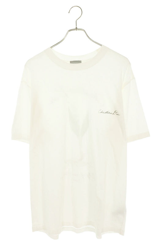 DIOR Ringflower Print T-Shirt White Size M