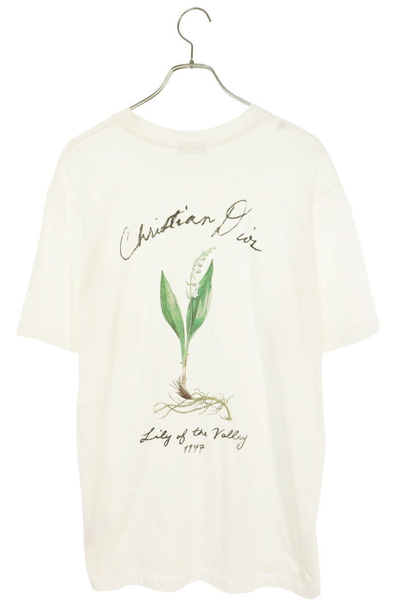 DIOR Ringflower Print T-Shirt White Size M