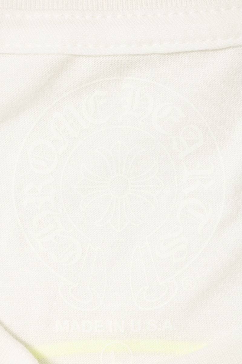 Chrome Hearts Horseshoe T-Shirt White Yellow Size L