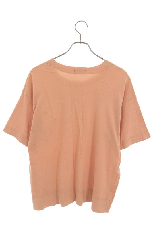 COMME des GARCONS HOMME Damaged Cotton T-Shirt Pink Size M