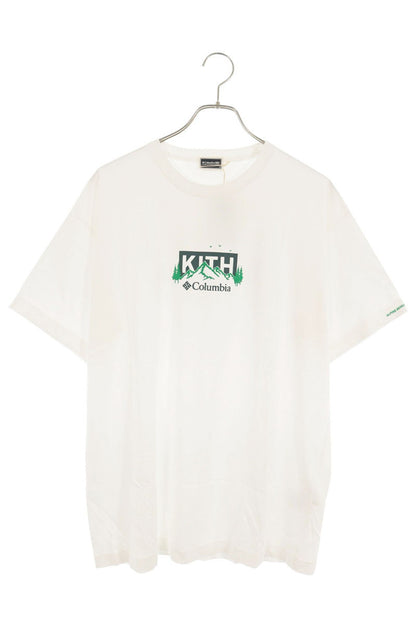 KITH x Columbia Landscape Box Logo T-Shirt White Size M