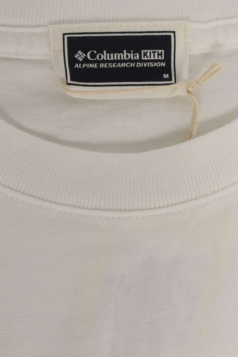 KITH x Columbia Landscape Box Logo T-Shirt White Size M