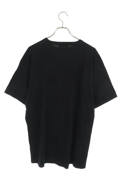 BALENCIAGA Copyright Logo Print T-Shirt Black Size S