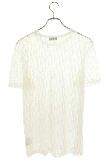 DIOR Oblique Sheer T-Shirt White Size M