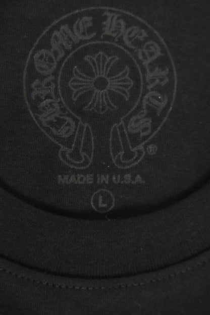 Chrome Hearts Horseshoe Tee Black Print T-Shirt Size L