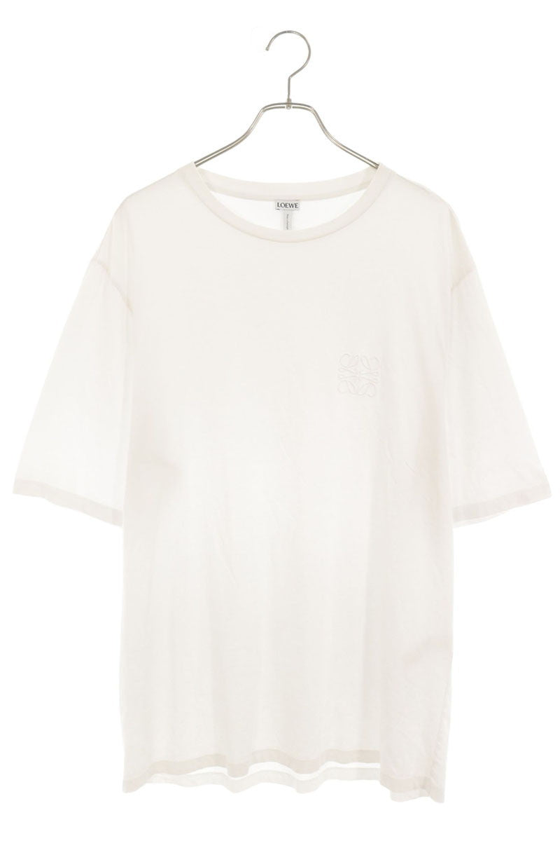 LOEWE Anagram Embroidered T-Shirt White Size XL