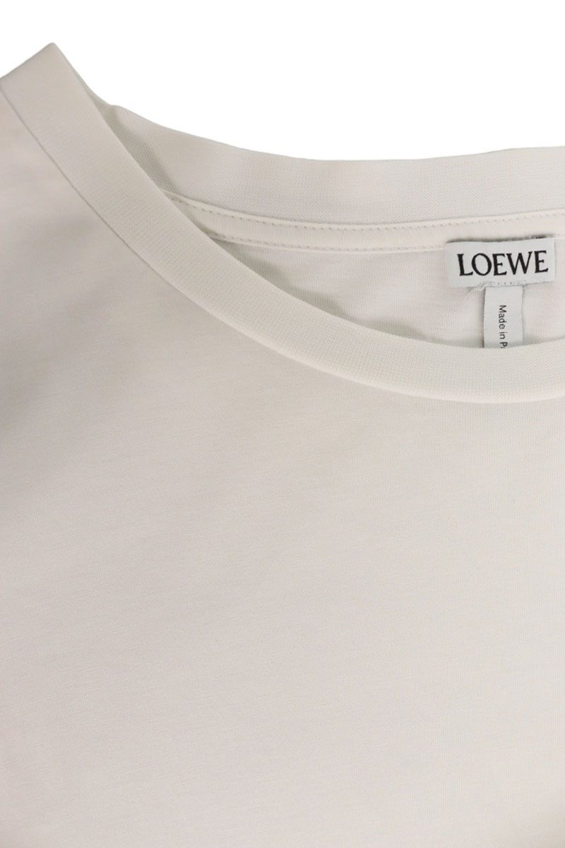 LOEWE Anagram Embroidered T-Shirt White Size XL