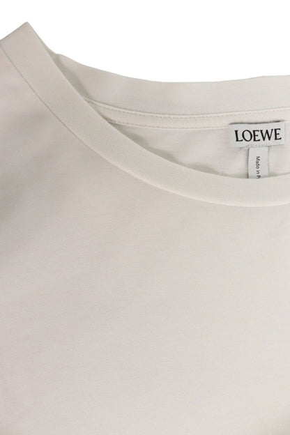 LOEWE Anagram Embroidered T-Shirt White Size XL