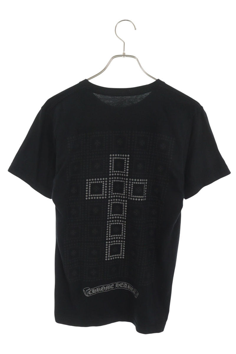 Chrome Hearts Framed Cross Back Print T-Shirt Black Size S