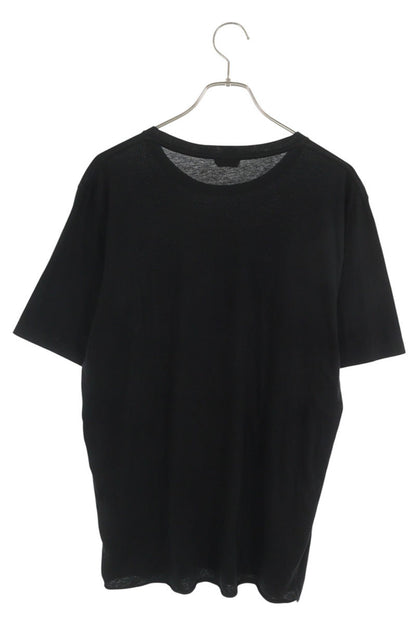 SAINT LAURENT PARIS Logo Star Print T-Shirt Black Size S