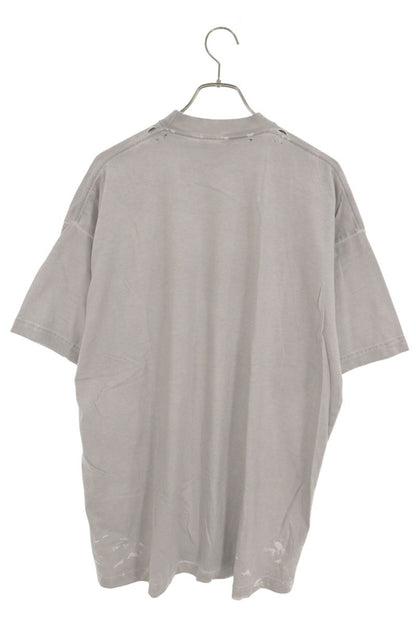 BALENCIAGA Metal Logo Vintage T-Shirt Gray Size 1