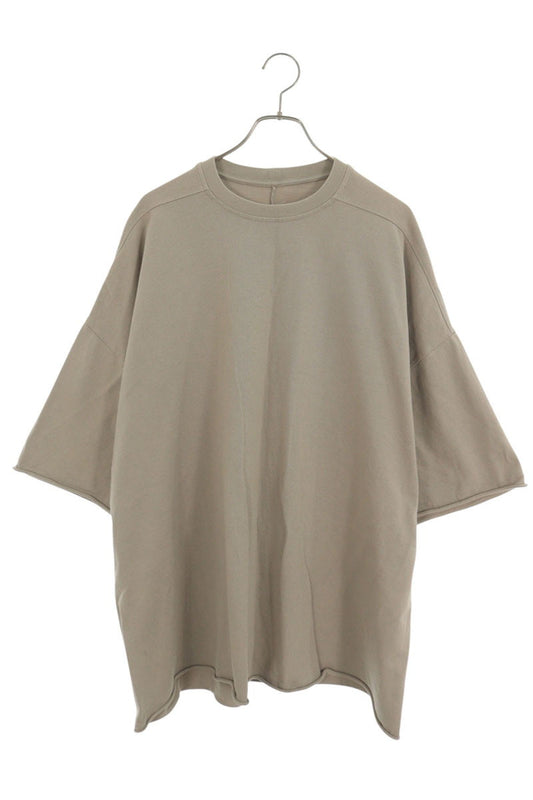 Rick Owens Oversize Cotton T-Shirt Beige Size ONE