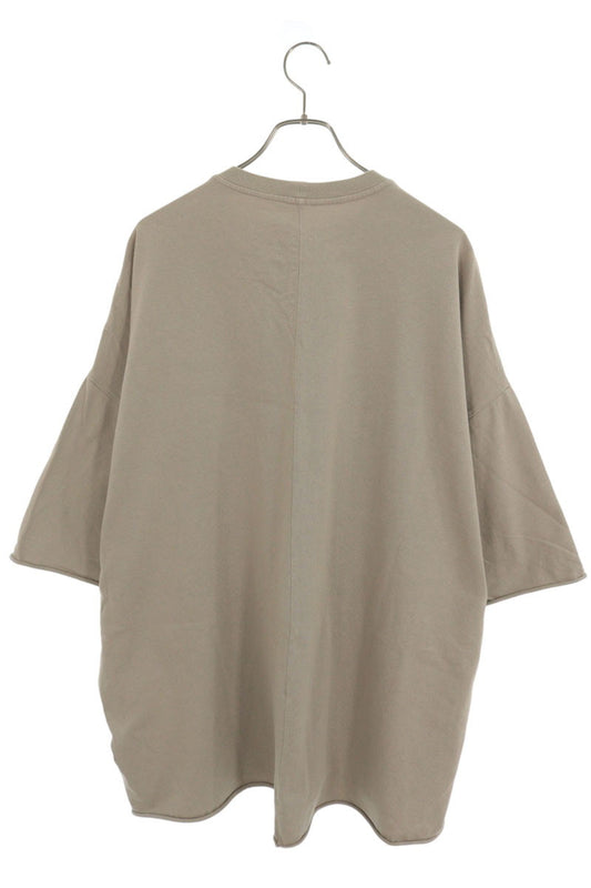 Rick Owens Oversize Cotton T-Shirt Beige Size ONE