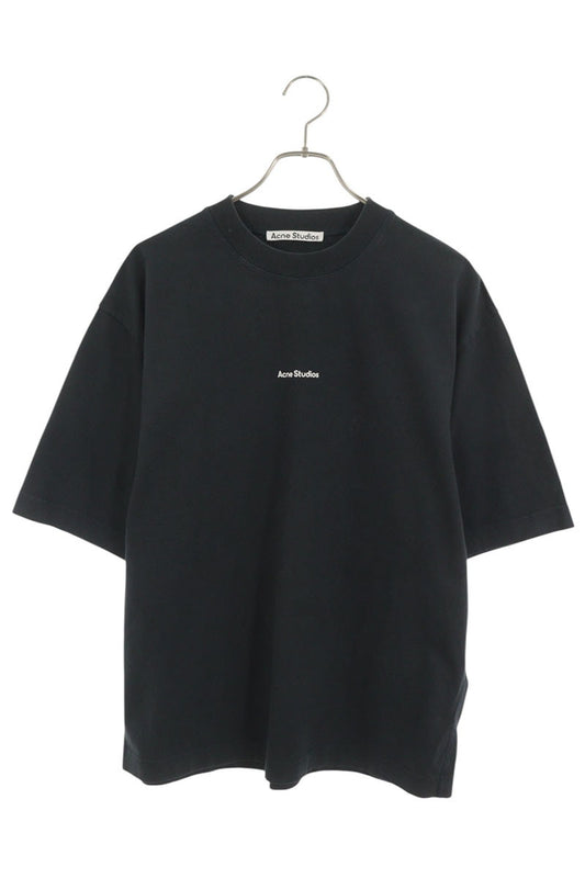 ACNE STUDIOS Logo Stamp Print T-Shirt Black Size XS
