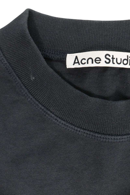 ACNE STUDIOS Logo Stamp Print T-Shirt Black Size XS