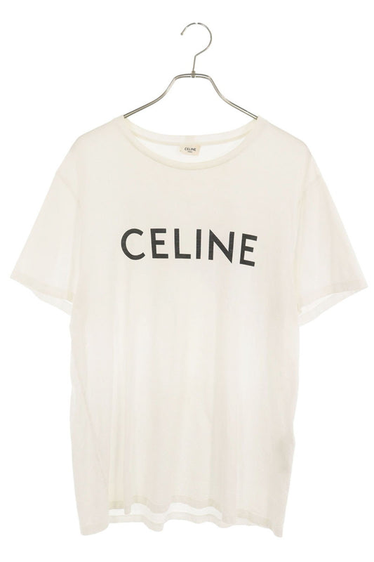 CELINE Classic Logo T-Shirt White Size L